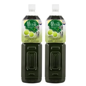 참다음 매실 농축액 엑기스 청 음료 베이스 1.5L 2개
