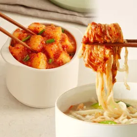 김치곳간 전라도 국밥집 깍두기/마늘김치 1kg/2kg