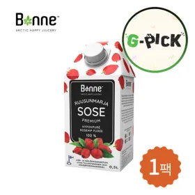 본네 프리미엄 로즈힙 퓨레 주스 500ml 1개입