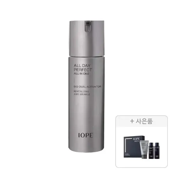 아이오페 맨 올데이 퍼펙트 올인원 120ml, 1개 + 맨 베이직 3종 키트 1개