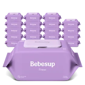 베베숲 프라임 아기물티슈 프라임 70평량 70매 캡 20팩