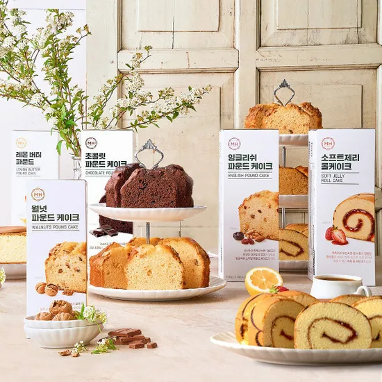 밀크앤허니 파운드/롤 5종 1+1