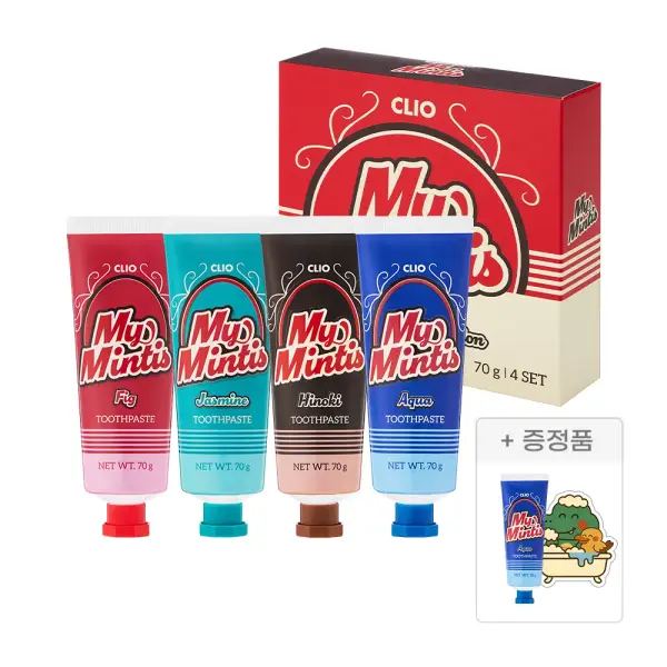 마이 민티스 치약 4종세트 70g 4입 9950원