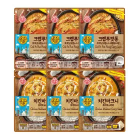 오즈키친 크랩푸팟퐁 180g 3개 오즈키친 치킨마크니 180g 3개