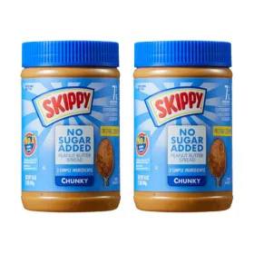 스키피 땅콩버터 노슈거에디드 청크 454g x 2개
