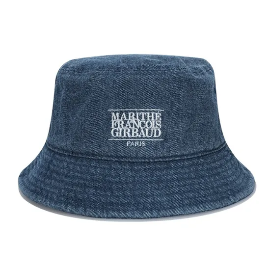마리떼 클래식 로고 버킷햇 블루 MFG45CHG205BLU