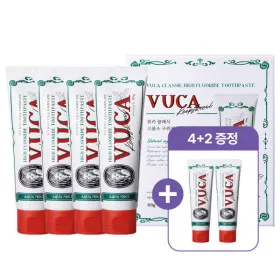 뷰카 고불소 치약 미백 칫솔 구취 어린이 치약 모음 4+2개