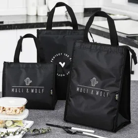 블랙 미니 보온 보냉 쿨러백