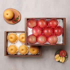 나주배 3kg 5-6과 사과 2kg 8과