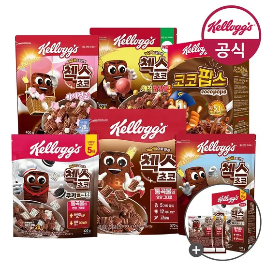 첵스초코 570g 2개 쿠키앤크림 120g