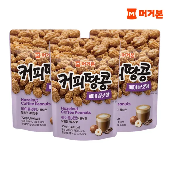 머거본 커피땅콩 300g X6봉 9,479원