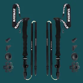 국내산 탄탄 접이식 등산지팡이 등산스틱