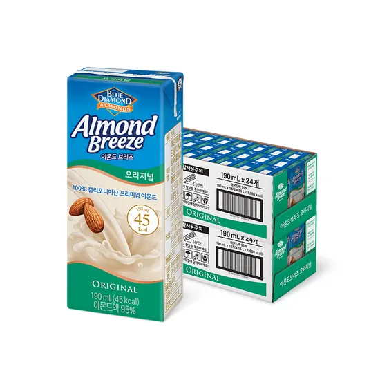 아몬드 브리즈 오리지널 언스위트 190ml 48팩