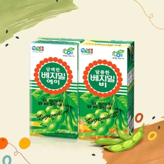 베지밀 A B 두유 190ml 64팩