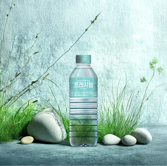 프레시웰 생수 물 500ml 80병 2L
