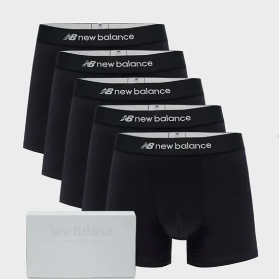 뉴발란스 블랙 코어 에어로쿨 드로즈 5PACK 남자 사각 팬티