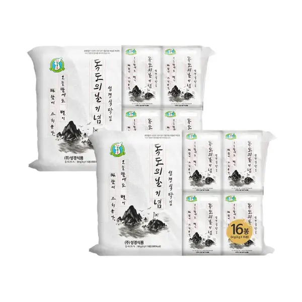 지도표 성경김 재래 식탁김 4g 32봉