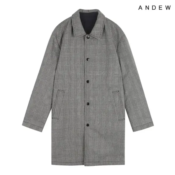 남성 리버시블 세미오버핏 코트