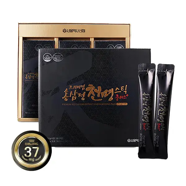 프리미엄 홍삼정 천명스틱 플러스 10ml 30입 쇼핑백 1개