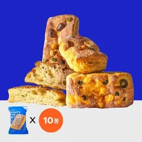 널담 고단백 저당 네모 바게트 90g 5종 X 2개