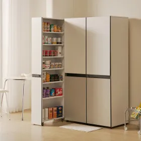 비올레 슬라이딩 냉장고 틈새장 틈새수납장