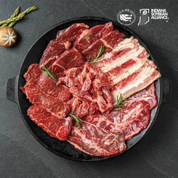 소고기 1kg 모듬 200g 5팩 소갈비살 부채살 우삼겹 안창살 토시살