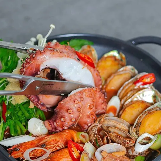 해물탕 4인분 칼국수