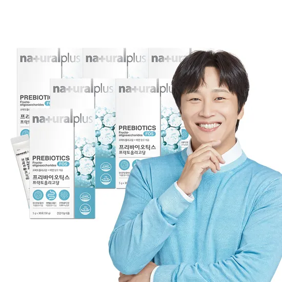 프리바이오틱스 프락토올리고당 FOS 아연 유산균 먹이 30포 6개