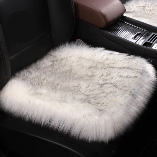 차량용 털방석 겨울방석 앞좌석 고급형 1+1