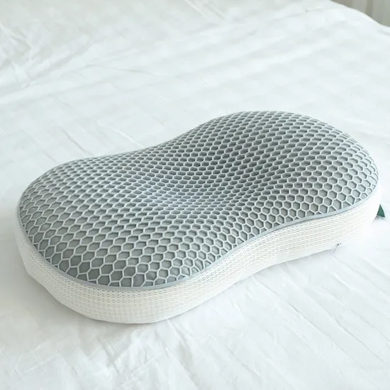 그린모먼트랩 고밀도 메모리폼 TPE 통풍 냉감 벌집 젤리 베개 그레이 40x60cm