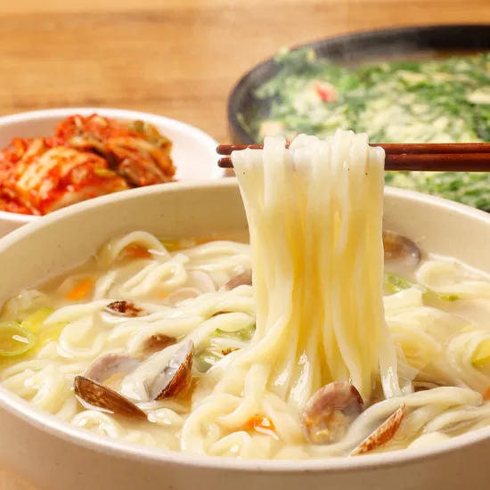 뜨락 전통 손칼국수 5인분 생면 1KG 장국소스 5봉 2세트