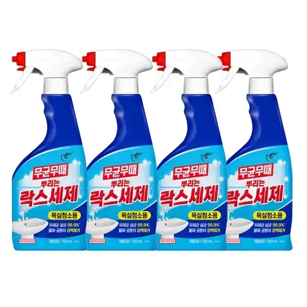 뿌리는 락스세제 750ml 4개