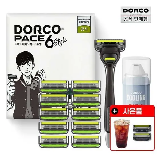 도루코 페이스6스타일 온라인 기획세트2호 면도날 커피 기프티콘 12개