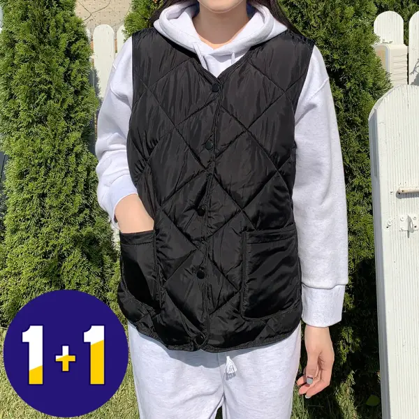 디오니 퀄팅 베스트 2종세트