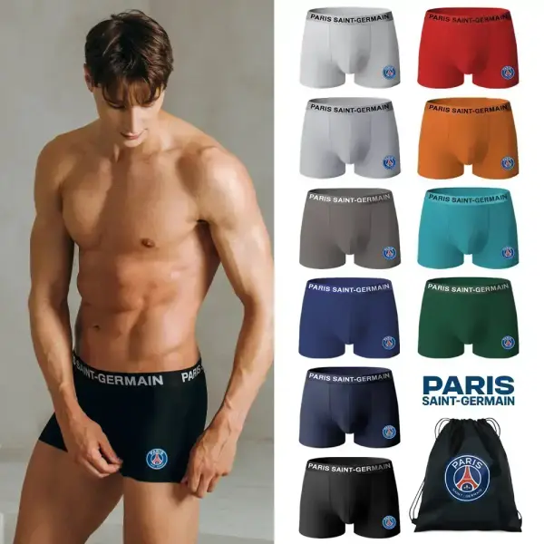 파리생제르망 프리미엄 심리스 남성 드로즈 팬티 10종 신발주머니 PSG-UWM-25S01