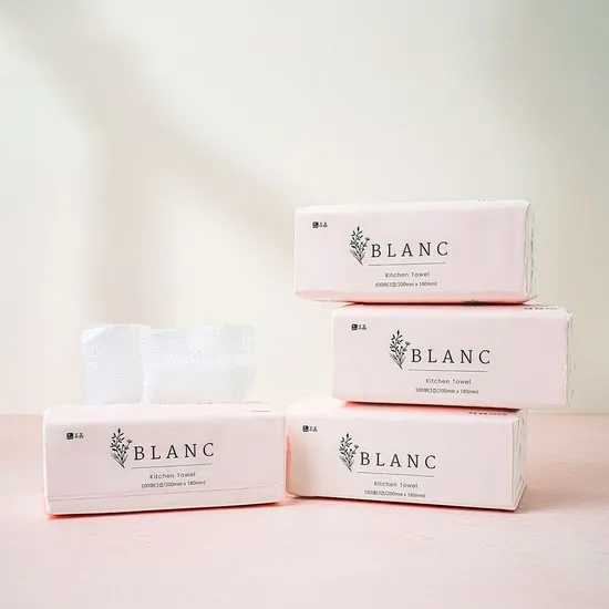 천연펄프 블랑 뽑아쓰는 키친타올 100매 9팩