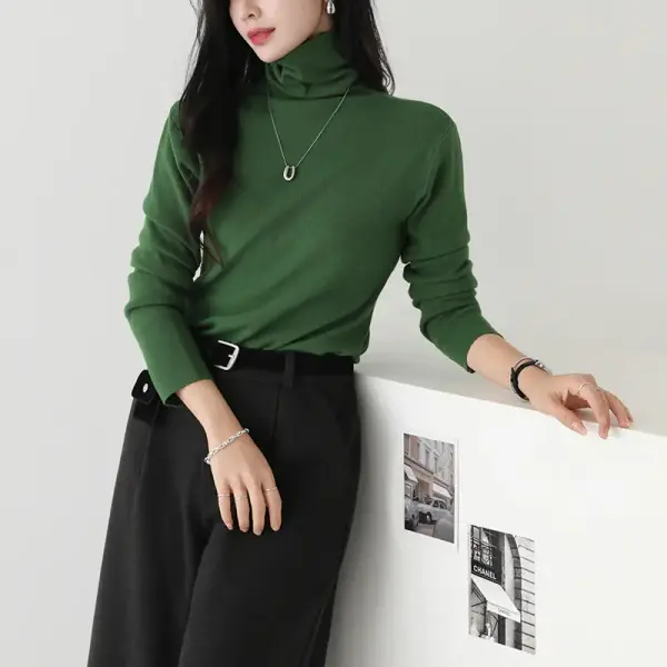 베이직 목폴라넥 니트웨어 112579