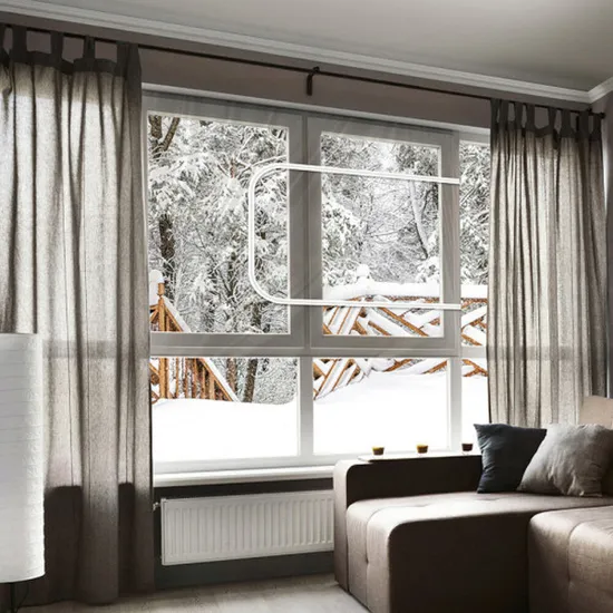 두꺼운 자석 프리미엄 우풍차단 방풍비닐