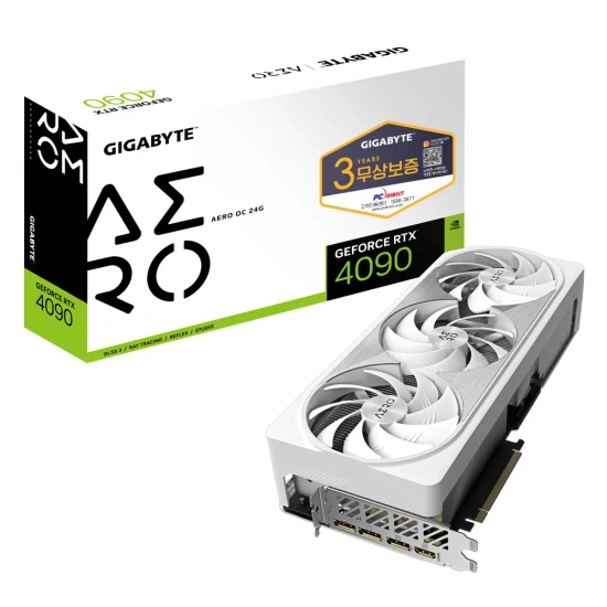 GIGABYTE RTX4090 AERO OC D6X 24GB (최종 277.2만/무배)