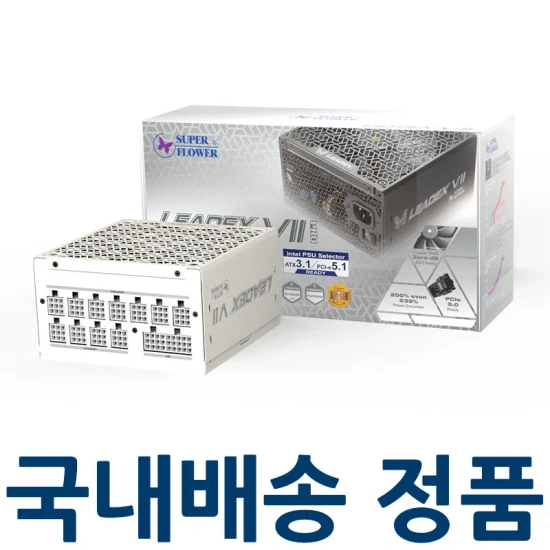 슈퍼플라워 SF-1000F14XP LEADEX VII PRO PLATINUM 화이트 ATX3.1