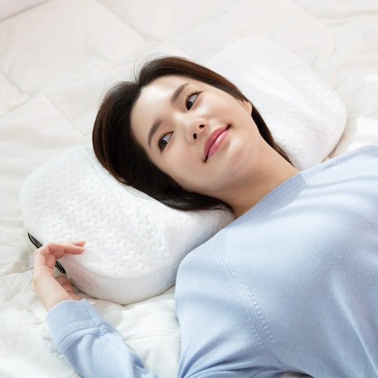 제스파 수면참견 안마기 무선 목어깨 베개마사지기 포근패턴 ZP2360