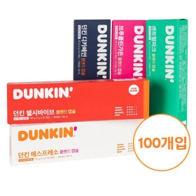 던킨 네스프레소 캡슐 100개 담기 (27,300원/무료)