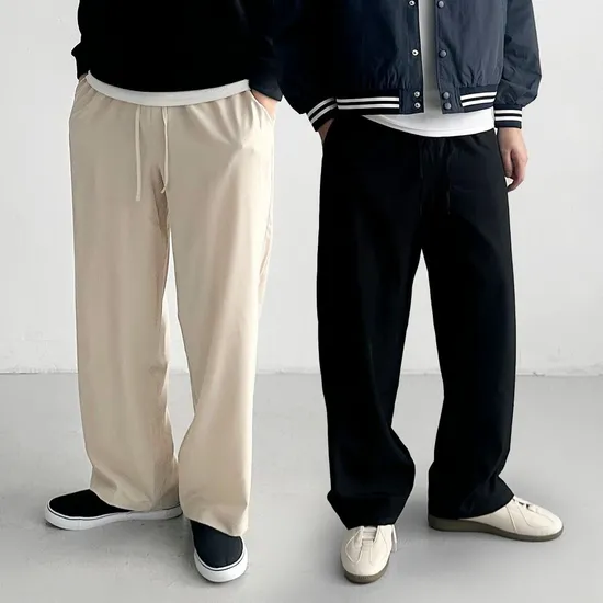 1+1 남녀공용 아이스슬랙스 냉장고바지 M-2XL