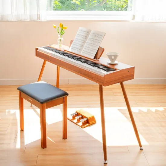 듀로피아노 우드스타일 V5 전자 디지털피아노 키보드 해머건반 88건반