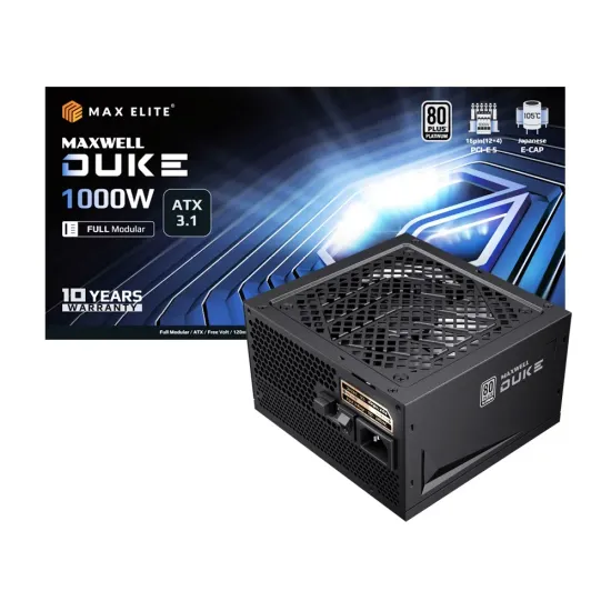 맥스엘리트 DUKE 1000W 80PLUS 플래티넘 풀모듈러 ATX3.1 외 다양
