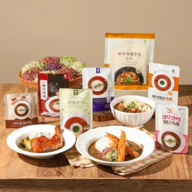 순수람 채담카레 160g 10팩 외 6종 골라담기