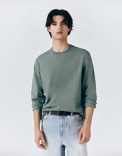 지오다노 남자 긴팔 티셔츠