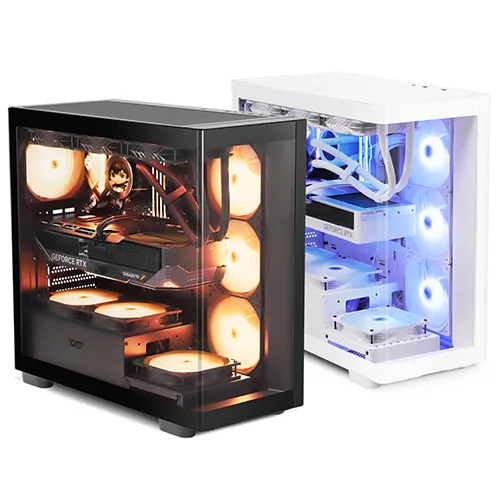 다크플래쉬 DS900G 화이트 PC케이스