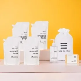 퓨어그리니 1종 유산균 발효 친환경 주방 세제 대용량 2+1+1