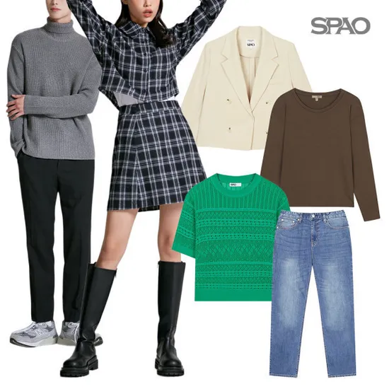 스파오 티셔츠/팬츠/자켓/니트/원피스/가디건/스커트/ACC 외 다양